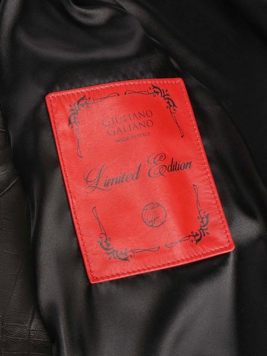 26SS 줄리아노 갈리아노 가죽 자켓 MIAMI VICE COCCONERO Black - GIULIANO GALIANO