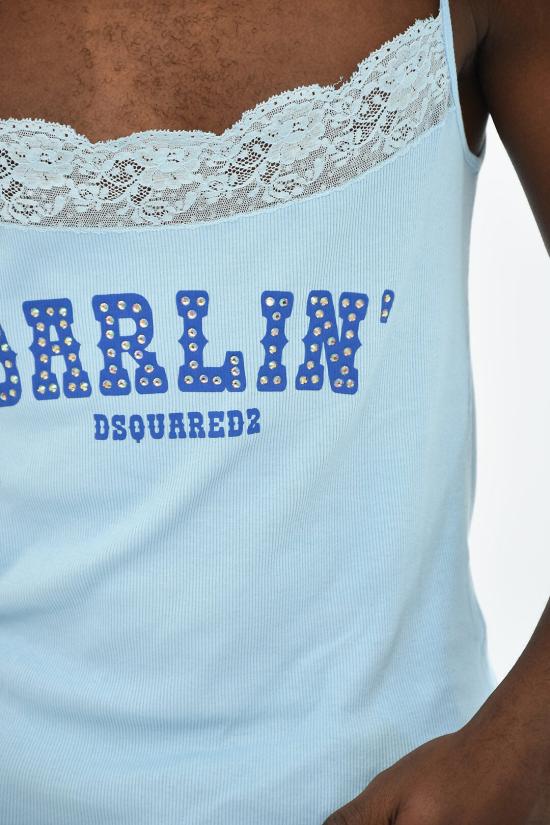  디스퀘어드2 민소매 티셔츠 S71NL0075 S24623 472 Light blue - DSQUARED2