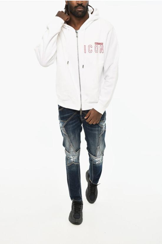  디스퀘어드2 긴팔 티셔츠 S79HG0008 S25516 964 White - DSQUARED2