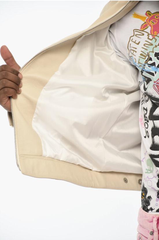  디스퀘어드2 가죽 자켓 S71AN0452 SY1628 101 Beige - DSQUARED2