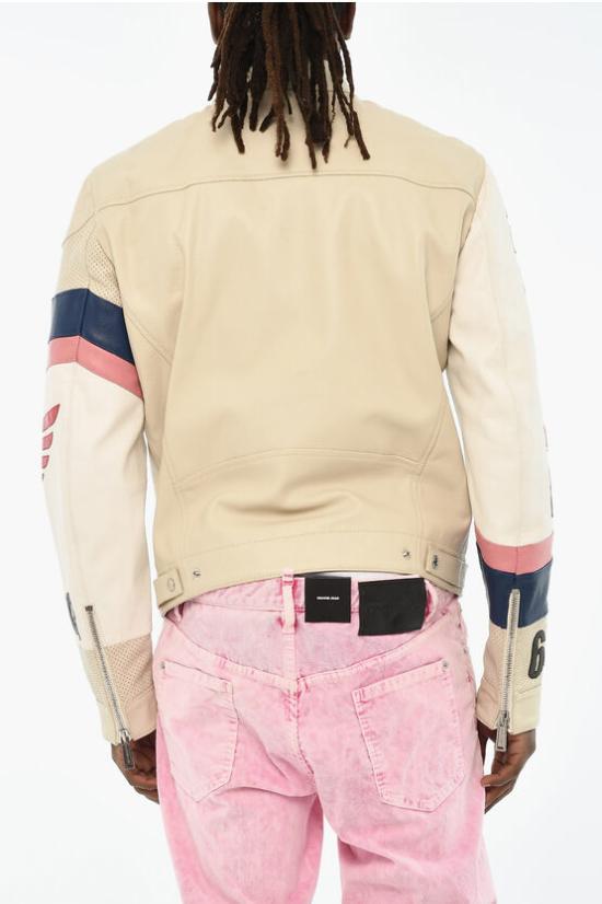  디스퀘어드2 가죽 자켓 S71AN0452 SY1628 101 Beige - DSQUARED2