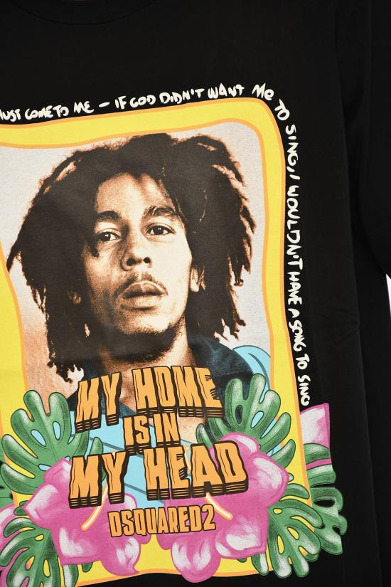  디스퀘어드2 반팔 티셔츠 S71GD1270 S22427 900 Black - DSQUARED2