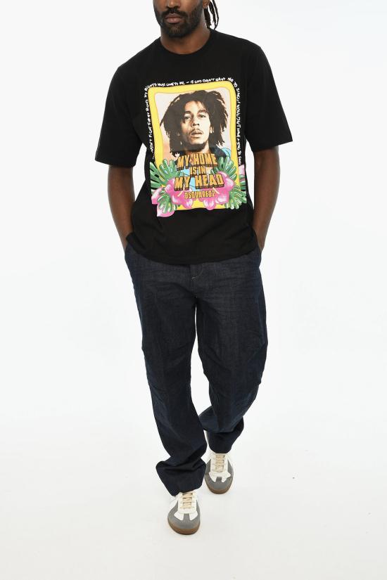  디스퀘어드2 반팔 티셔츠 S71GD1270 S22427 900 Black - DSQUARED2