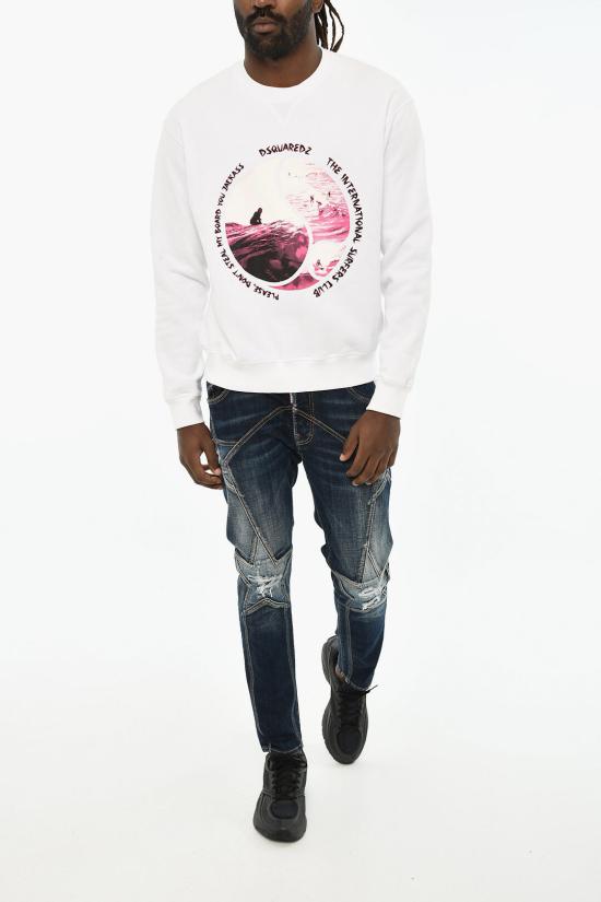  디스퀘어드2 긴팔 티셔츠 S71GU0576 S25551 100 White - DSQUARED2