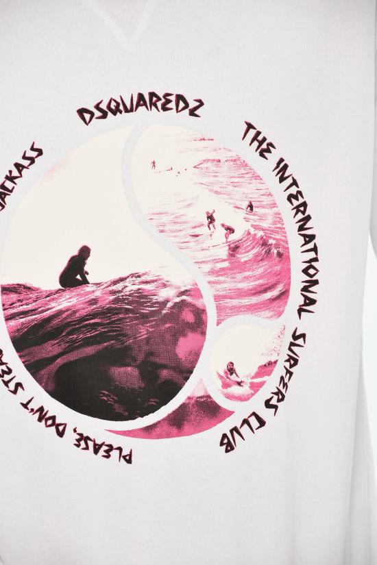  디스퀘어드2 긴팔 티셔츠 S71GU0576 S25551 100 White - DSQUARED2