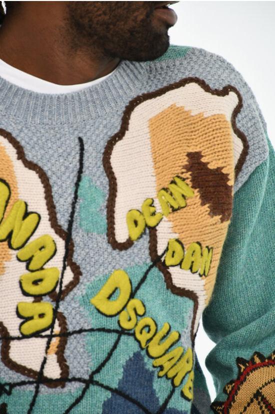  디스퀘어드2 스웨터 S71HA1162 S18098 961 Multicolor - DSQUARED2