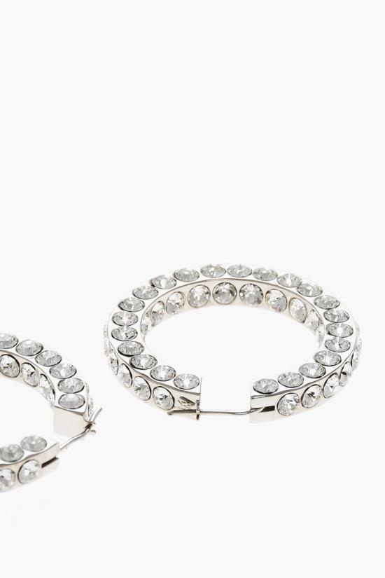  아미나 무아디 이어링 S9J333468JAHUNI WHITE SILVER Silver - AMINA MUADDI