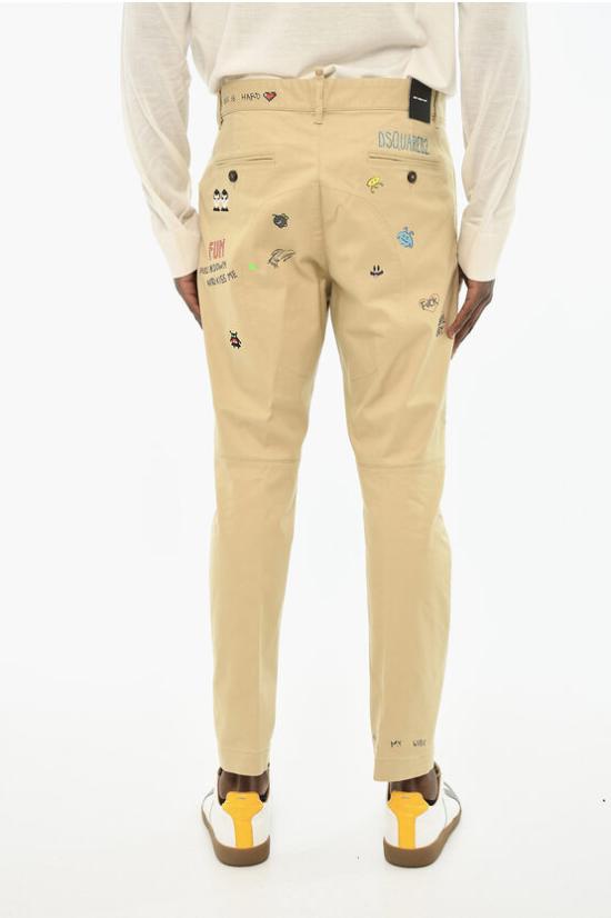  디스퀘어드2 치노 팬츠 S74KB0817 S39021 111 Beige - DSQUARED2