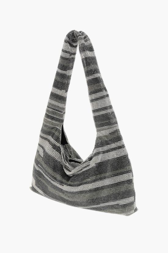  카라 숄더백 HB276D 0990 BLACK STREAKING Silver - KARA