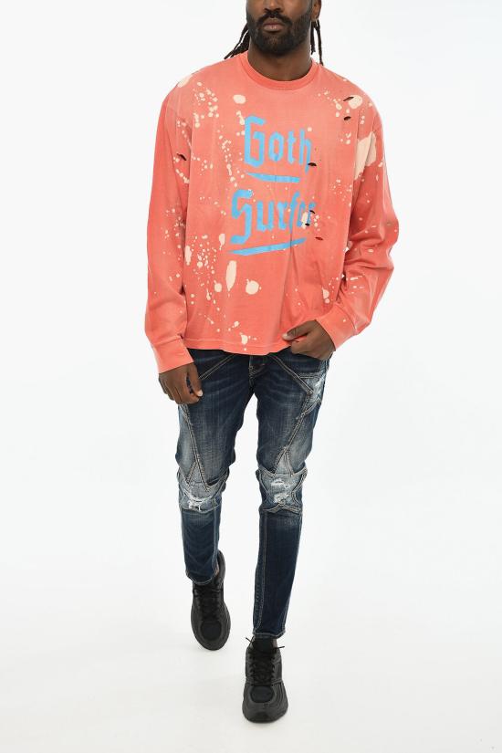  디스퀘어드2 반팔 티셔츠 S74GD1129 S22427 253 Orange - DSQUARED2