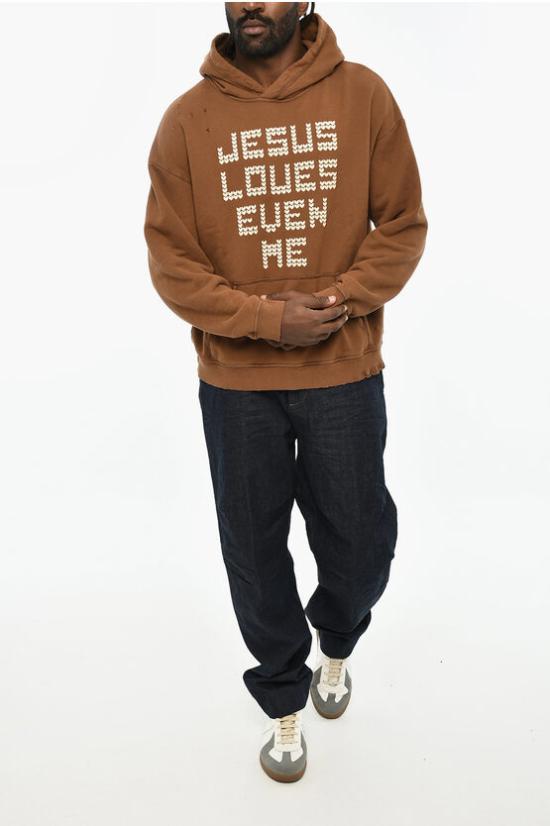  디스퀘어드2 후드 티셔츠 S71GU0607 S25140 132 Brown - DSQUARED2