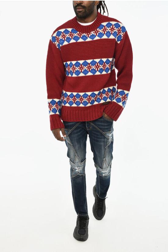  디스퀘어드2 스웨터 S71HA1232 S18308 961 Multicolor - DSQUARED2