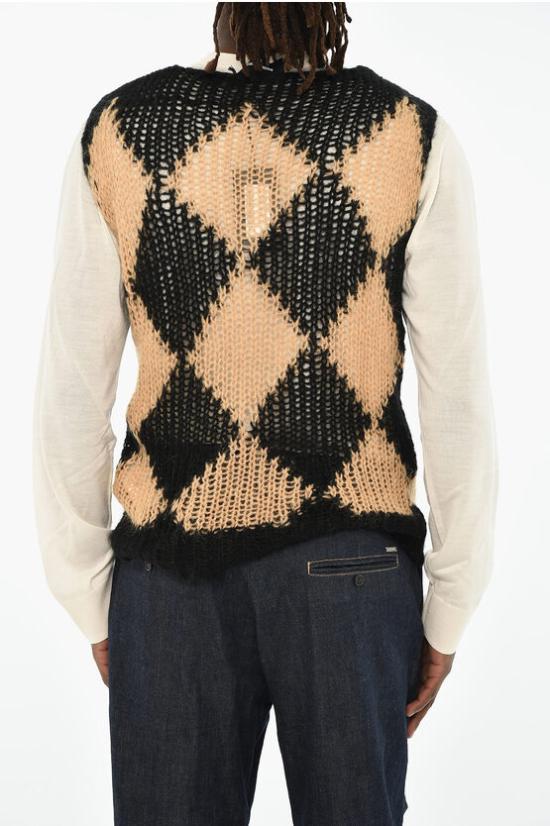  디스퀘어드2 스웨터 S71HA1126 S17886 963 Beige Nero - DSQUARED2