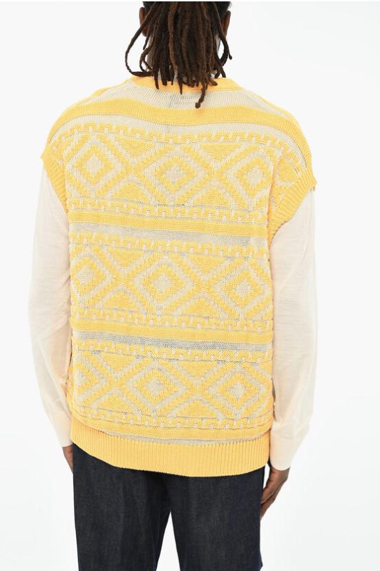  디스퀘어드2 가디건 S71HA1198 S18227 963 Yellow - DSQUARED2