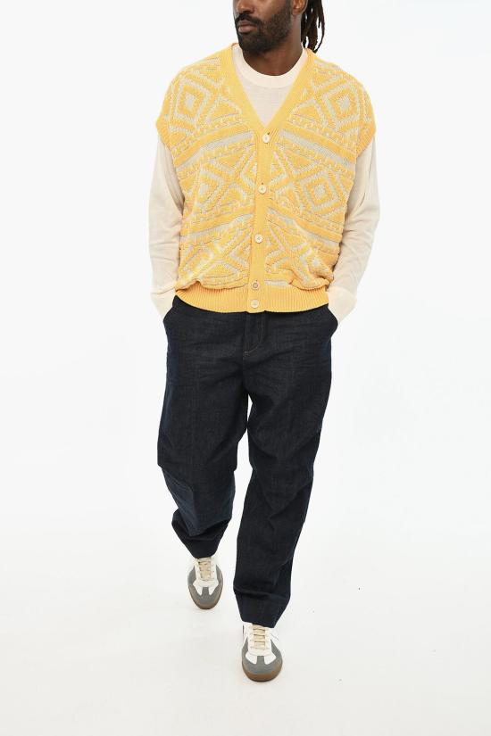  디스퀘어드2 니트 베스트 S71HA1198 S18227 963 Yellow - DSQUARED2