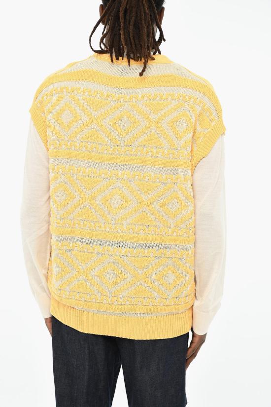  디스퀘어드2 니트 베스트 S71HA1198 S18227 963 Yellow - DSQUARED2