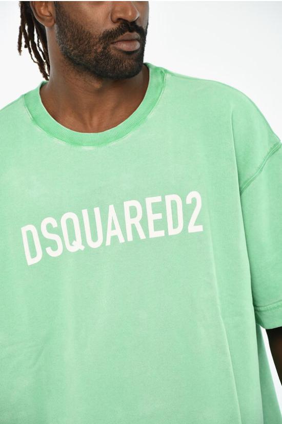 디스퀘어드2 긴팔 티셔츠 S74GU0722 S25608 603 Green - DSQUARED2