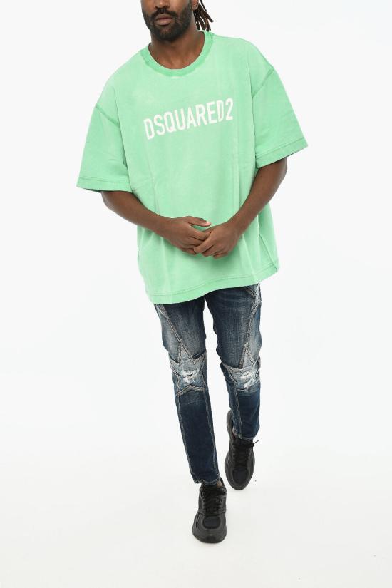 디스퀘어드2 긴팔 티셔츠 S74GU0722 S25608 603 Green - DSQUARED2