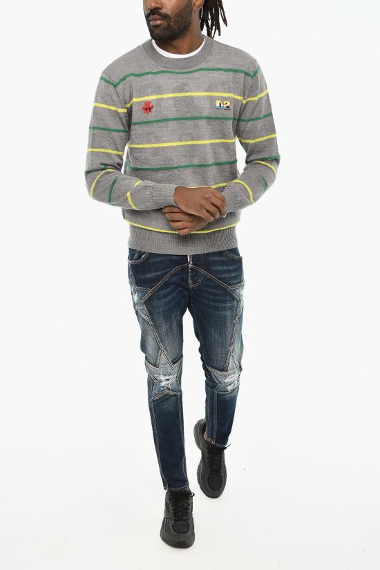  디스퀘어드2 스웨터 S74HA1342 S18334 962 Gray - DSQUARED2
