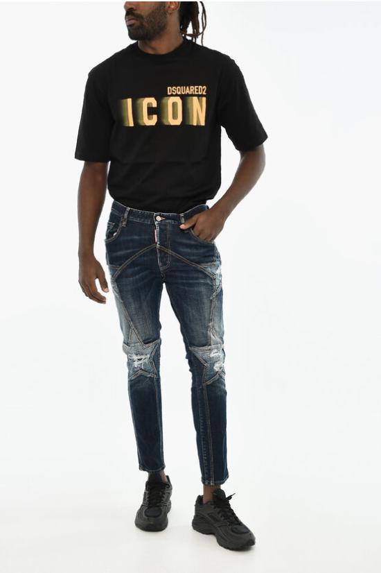  디스퀘어드2 데님 팬츠 S74LB1465 S30664 470 Blue - DSQUARED2