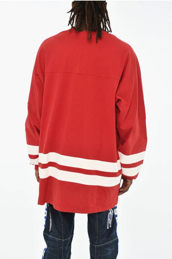  디스퀘어드2 긴팔 티셔츠 S74GD1216 S24583 309 Bianco Rosso - DSQUARED2