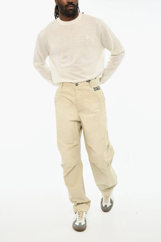  디스퀘어드2 스트레이트 팬츠 S74KB0903 S41794 806 Beige - DSQUARED2