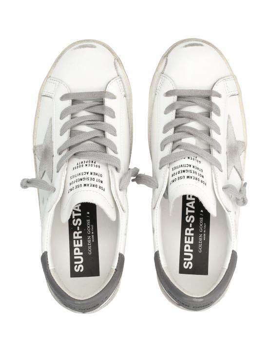 26FW 골든구스 스웨이드 스타 슈퍼스타 클래식 스니커즈 GWF00102F006113 11915 WHITE ICE DARK GREY - GOLDEN GOOSE