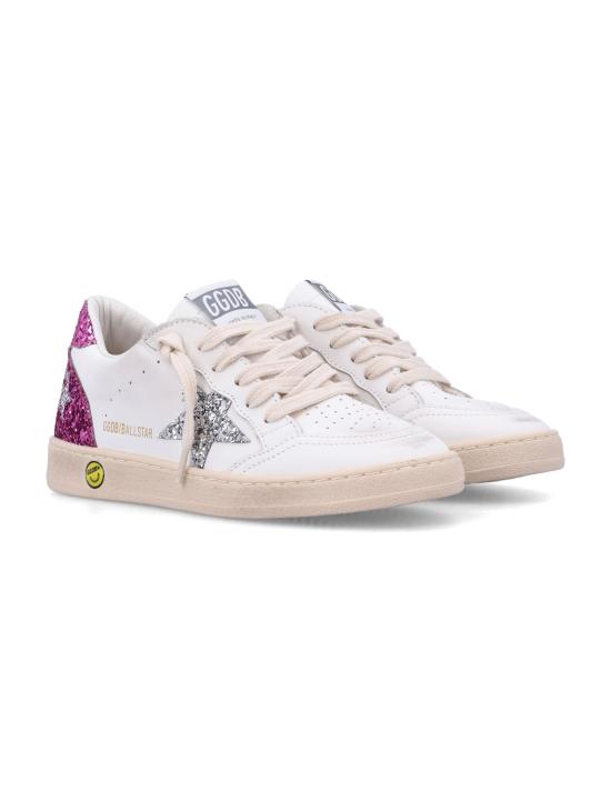 25FW [키즈] 골든구스 스니커즈 F00439F007453 11115 WHITE SILVER PINK - GOLDEN GOOSE