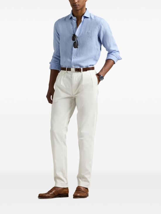 25SS 랄프 로렌 긴팔 셔츠 710968971 002 Blue - RALPH LAUREN