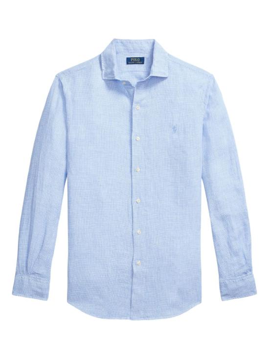 25SS 랄프 로렌 긴팔 셔츠 710968971 002 Blue