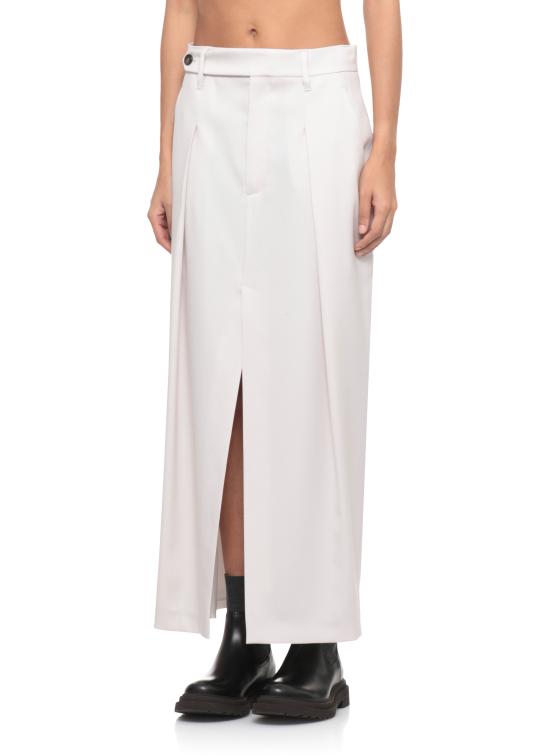 25FW 브루넬로 쿠치넬리 미디 스커트 MG513G3841 C4239 Ivory - BRUNELLO CUCINELLI