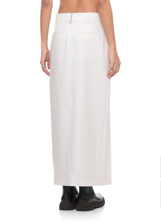 25FW 브루넬로 쿠치넬리 미디 스커트 MG513G3841 C4239 Ivory - BRUNELLO CUCINELLI