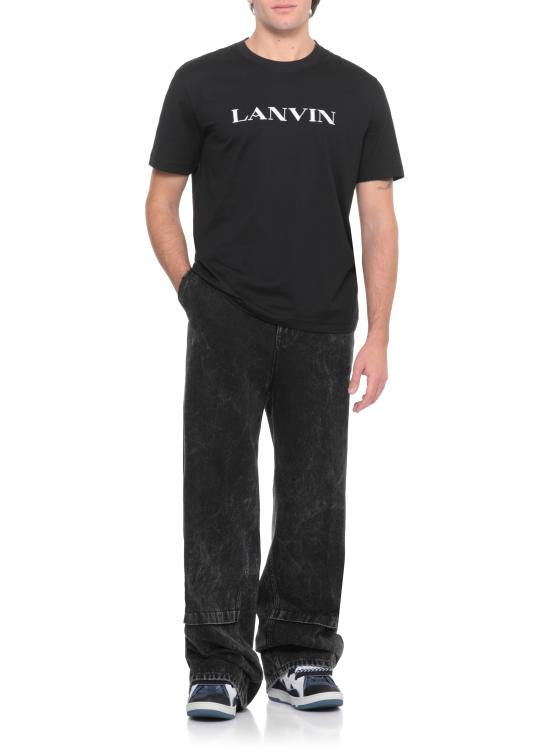 25FW 랑방 반팔 티셔츠 RMTS0012 J300H2510 Black - LANVIN