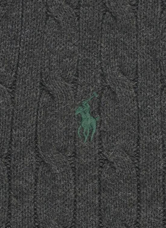 25FW [키즈] 랄프 로렌 니트 베스트 702300 033 Grey - RALPH LAUREN