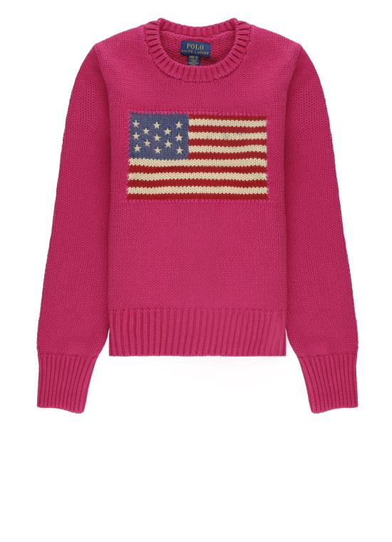 25FW [키즈] 랄프 로렌 니트/스웻셔츠 668609 009 Fuchsia