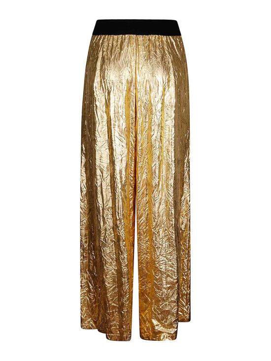  마리아 칼데라라 팔라초 팬츠 U369EK6 Gold - MARIA CALDERARA
