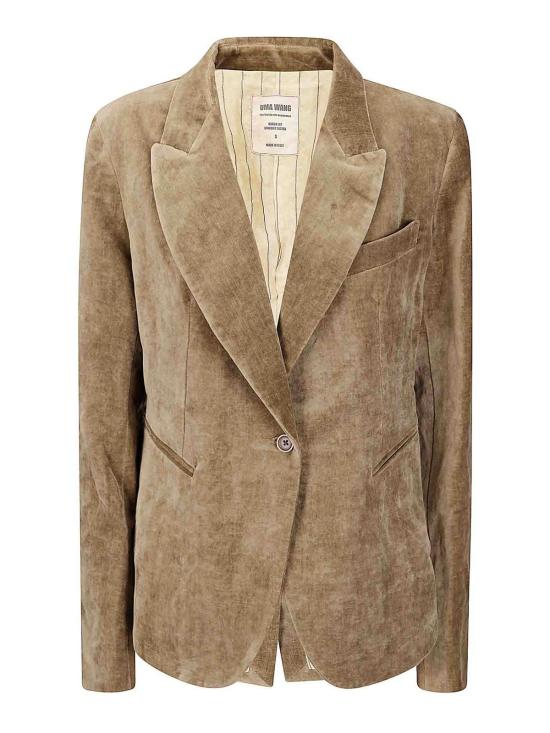 25FW 우마 왕 수트 자켓 UW6062UW240 Yellow