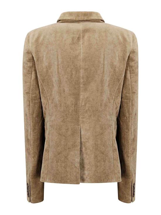 25FW 우마 왕 수트 자켓 UW6062UW240 Yellow - UMA WANG