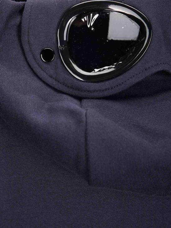  씨피 컴퍼니 레이즈드 플리스 후드 집업 RCCMSS715A005086W888 Blue - C.P. COMPANY