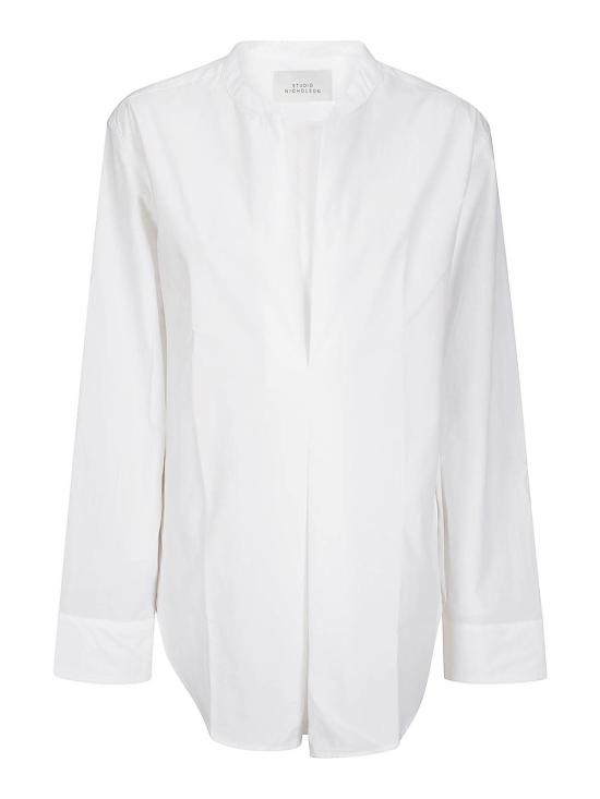 25FW 스튜디오 니콜슨 민소매 티셔츠 PAMPASNW1684OPTICWHITE Beige