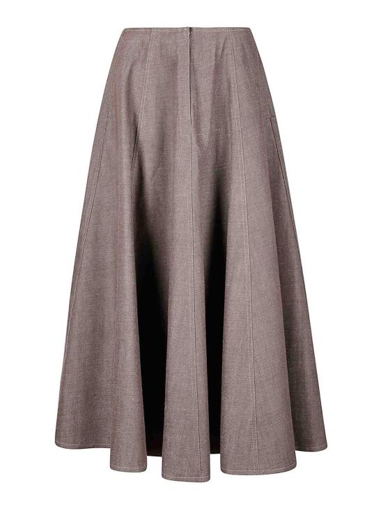 25FW 제지아 미디 스커트 PW25MJDMJD406BRN Brown