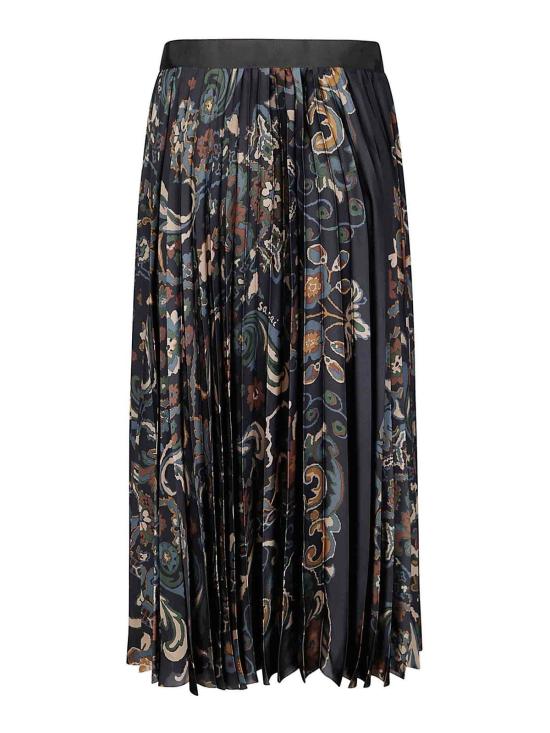  사카이 미디 스커트 2507982201 Dark Blue - SACAI