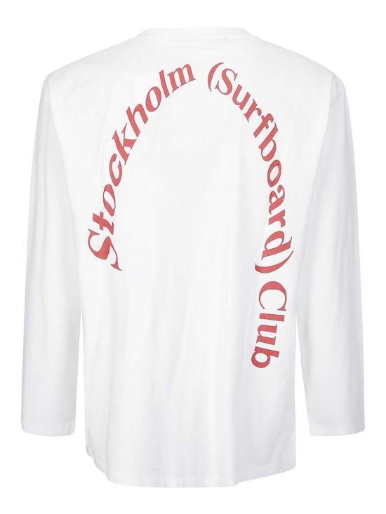 25FW 스톡홀름 서프보드 클럽 반팔 티셔츠 U1000213W10WHITE - STOCKHOLM SURFBOARD CLUB