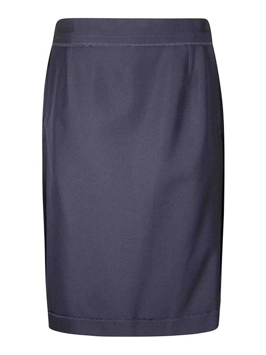 25FW 마르지엘라 미디 스커트 S51ME0045MTN107524 Blue