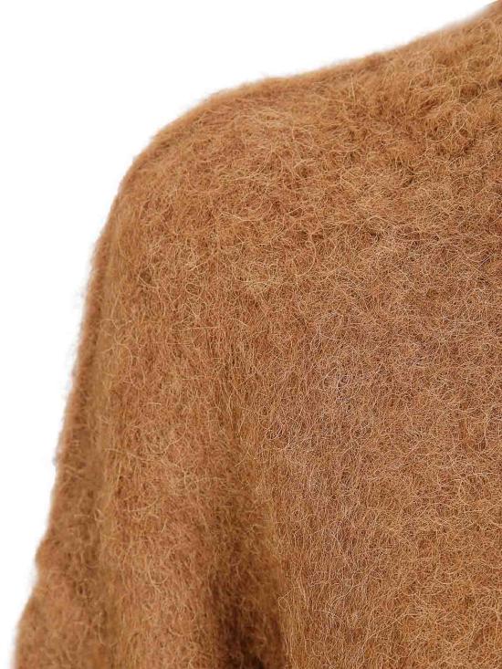 25FW 우마 왕 민소매 티셔츠 UK7172UW240 Brown - UMA WANG