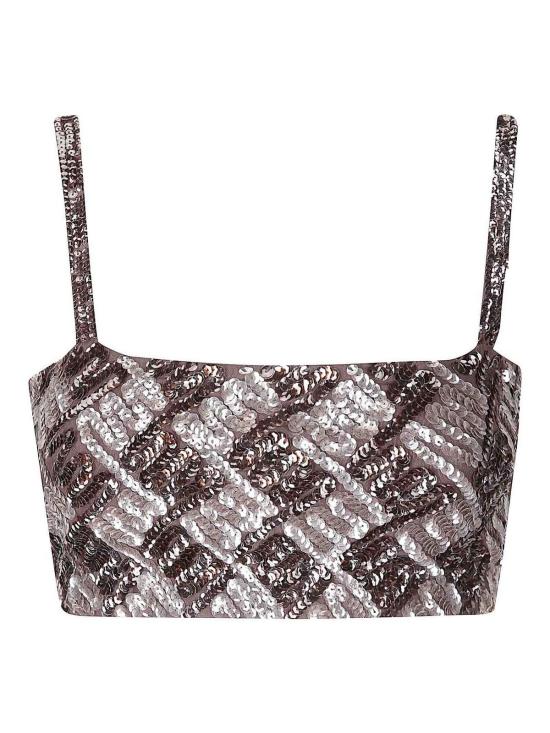  파로쉬 민소매 티셔츠 D311682GEOMETRIC808 Brown