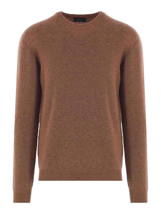 25FW 로베르토 콜리나 스웨터 253M40001M4007 Light Brown