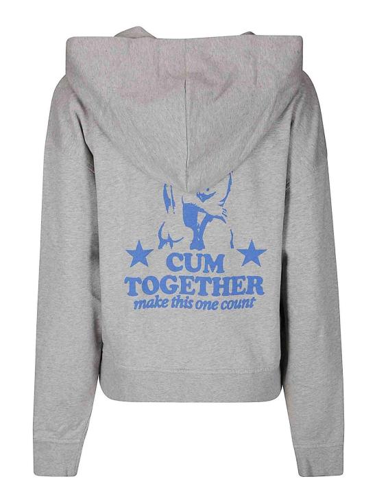 25FW 까르네 볼렌떼 후드 티셔츠 AW25ZCH0101 Grey - CARNE BOLLENTE