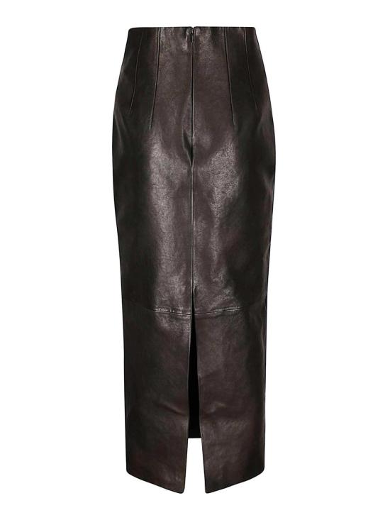  케이트 미디 스커트 4108729200 Black - KHAITE