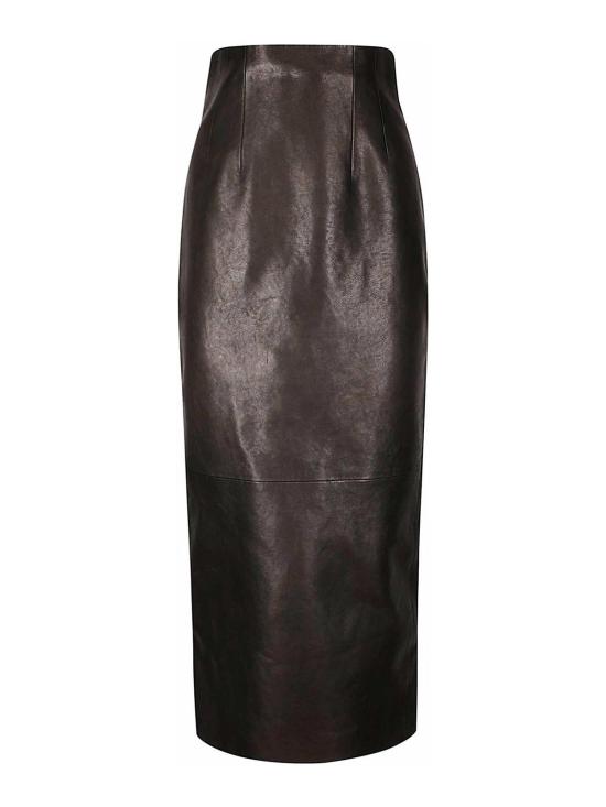  케이트 미디 스커트 4108729200 Black